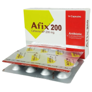 Afix 200 mg Capsule 7's strip image