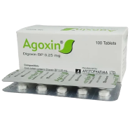 Agoxin 0.25 mg Tablet 10's Strip image
