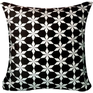 Agrey Hometex Premium Cotton Cushion Cover, Silver Sparkle image