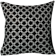 Agrey Hometex Premium Cotton Cushion Cover, Silver Sparkle image