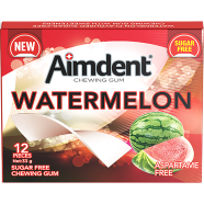 Aimdent Watermelon Sugar Free Chewing Gum - 12 Pcs image