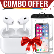 AirPods Pro (2nd Generation) Dubai And Mobile Phone Rain Cover Waterproof (Combo Offer) image