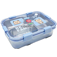 Airtight Stainless Steel 3 Part Tiffin Box Food Container image