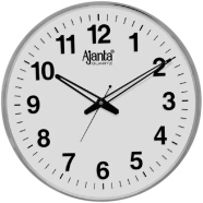 Ajanta– 397 Office Wall Clock– White and Ivory image