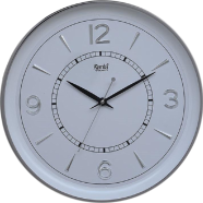 Ajanta Designer Wall Clock 1877 White image