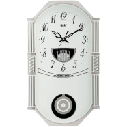 Ajanta Wall Clock – Classic Musical Pendulum Quartz Wall Clock 427 – White image