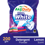 Akij Daily Pure White Detergent Powder - 200g image