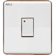 Akij Delight 1 Gang 1 Way Switch image