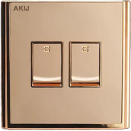 Akij Innova 2 Gang 1 Way Switch image