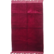 Al-Madina Plain Quality Turkey Janamaz Maroon Color- (One Color Janamaz ) image