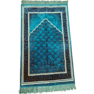 Al Muslim Prayer Jaynamaz Turkey- Sky Blue Color (Any Design)