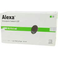 Alexa 6000 Anti-Xa IU/0.6ml SC Injection–0.6ml Pre-Filled Syringe image
