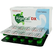Algecal Dx 600 mg Plus 400 IU 10's Strip Tablet image