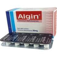 Algin 50 mg Tablet 10's Strip image