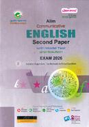 Alim Communicative English 2nd Paper with Model Test and image