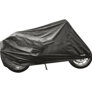 All Season Waterproof High Quality Fabric Dustproof Sun UV Protective Big Size Cover For All Motorcycle With Carrying Pouch - Black Color 1 Piece image