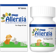 Allergia Tablet For Dogs and Cats (Pack of 30 tablets) - (Hypoallergenic) image
