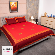 Allora Bridal Embroidery Bedsheet image