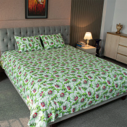 Allora China Rose Print Bed Sheet image