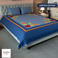 Allora Embroidered Bed Sheet image