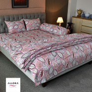 Allora Fallen Leaves Comforter Bedding Set – 5 Pcs image