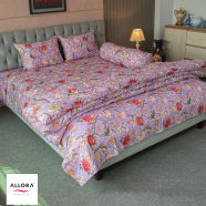 Allora Floral Whisper Comforter Bedding - 5Pcs Set image