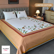 Allora Garden Elegance Embroidered Bed Sheet image