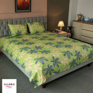 Allora Leafscape Printed Bed Sheet image