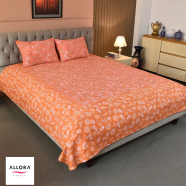 Allora Screen Print and Embroidery Fusion Bed Sheet image