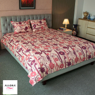 Allora Wild Petal Printed Bed Sheet image