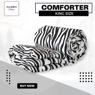 Allora Zebra Printed Comforter image