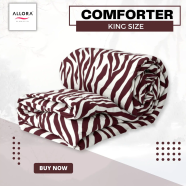 Allora Zebra Printed Comforter image