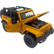 Alloy Die Cast Metal Rubicon Jeep 1 32 Toy Car Pull Back With Realistic Design 1Pcs image