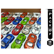 Alloy Die Cast Pull Back Mini Metal Car Private Car Model Super Speed Mini Latest Toy Gift For Kids And For Transportation Vehicle Car Lover (metal_car_mini_private_car_fbox16) Full Box - 16 Pcs - 185619602 icon