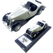 Alloy Die Cast Wanderer W25K Roadster 1 32 Toy Car Pull Back With Sound, Light And Open Door image