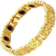 Alloy Plating 18K Gold Magnetic Adjustable Bracelet icon