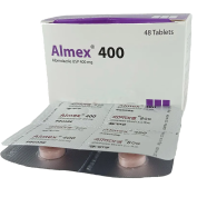 Almex400 mg Chewable 4s' Strip Tablet image