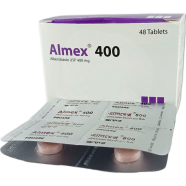 Almex 400 Mg Chewable Tablet 4's strip icon