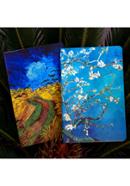 Almond Blossoms and Wheatfield with Crows Notebook(SN202130133 and SN201903105) 2-Pack image