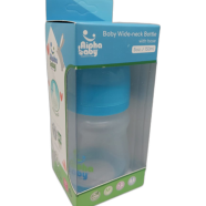 Alpha Baby Wide-Neck Baby Feeding Bottle 150ml (Blue) - AB-102051WB