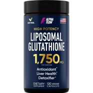 Alpha Flow Liposomal Glutathione 1750 mg 120 Veggie Capsules -482277161 image