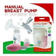 Alpha Manual Breast Pump - Pink image