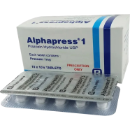 Alphapress 1 mg Tablet 10's Strip image