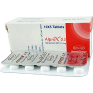 Alprax 0.5 mg Tablet 10's Strip image