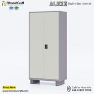 Aluxe Double Door Almirah With Drawer image