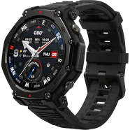 Amazfit T-Rex 3 Pro 1.5 Inch Amoled Display With 3000-nit GPS Rugged Smartwatch- Black ( 48mm) image