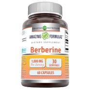 Amazing Formulas Berberine 1000 Mg - 60 Capsules -499388202 image