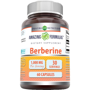 Amazing Formulas Berberine 1000mg 60 Capsules -499388202 image