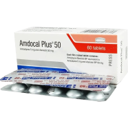 Amdocal Plus 5 mg, 50 mg Tablet 10's Strip icon