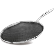 Amercook Aristo Pro Stainless Steel Honeycomb Pan Induction Gas image